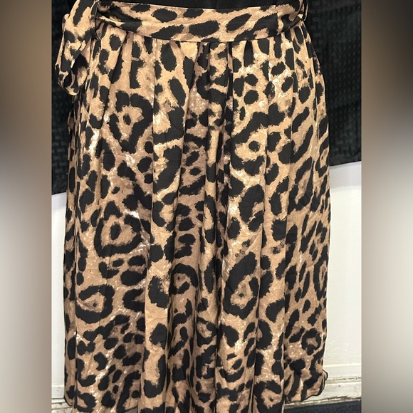 SHEIN Clasi Plus Size Women's Leopard Print A-Line Sleeveless Summer Dresses - Picture 2 of 10